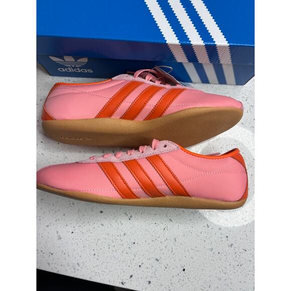 New Adidas Women's Tokyo Sneakers Nylon Semi Pink Spark Orange Ji3297 Sz 8.5 NIB - Picture 2 of 9